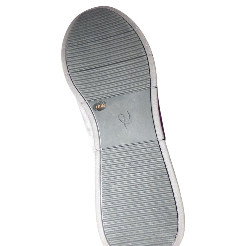Easy Spirit Plume Loafers Gray Suede Leather Slip On Low Wedge Comfort Shoes 10W - Picture 7 of 8